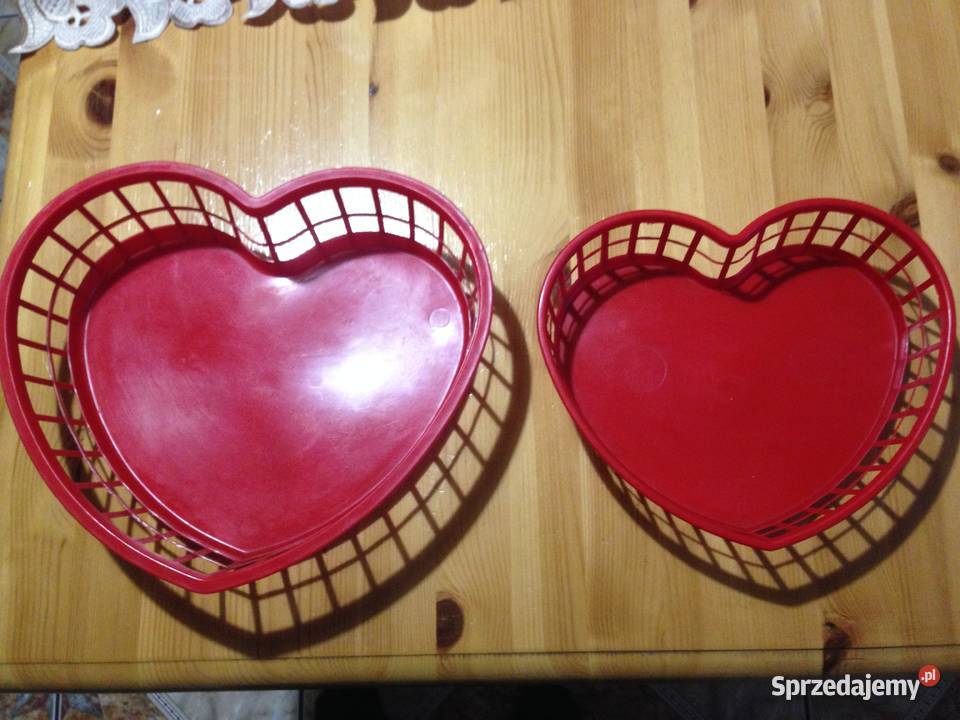 Miseczki koszyczki w kształcie serca podlaskie Hajnówka