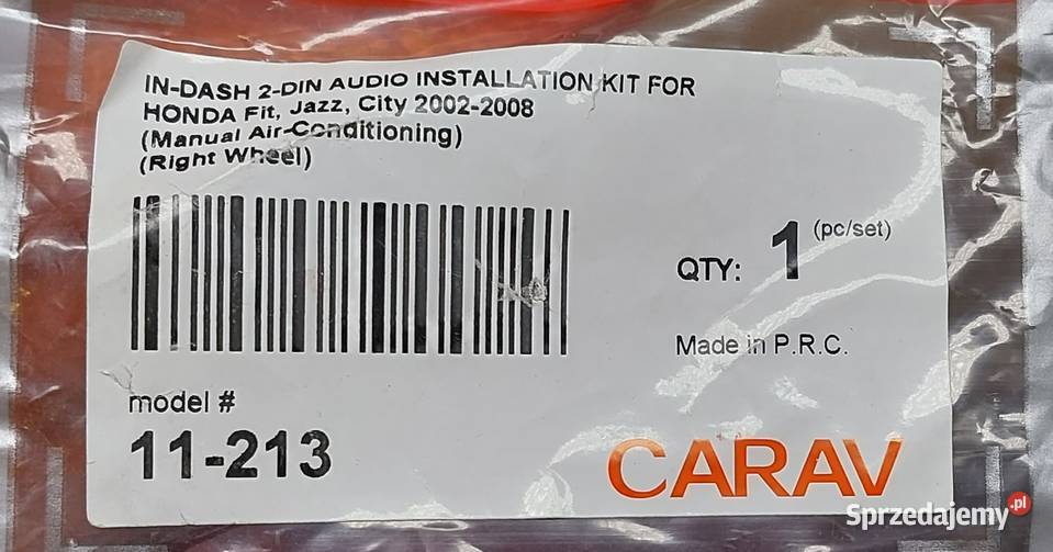 CARAV 11213 OBUDOWA RAMKA RADIA 2 DIN HONDA JAZZ Mielęcin