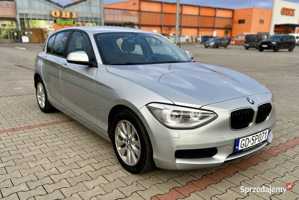 BMW seria 1 F20 116i srebrny Gdańsk