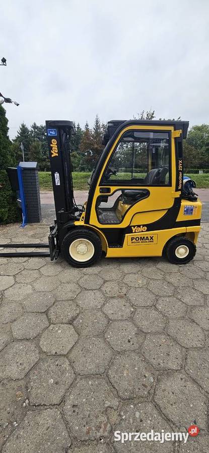 YALE GLP25VX 25T 2013r LPGKabina UDT Przesuw Yale Motoryzacja wielkopolskie Oborniki