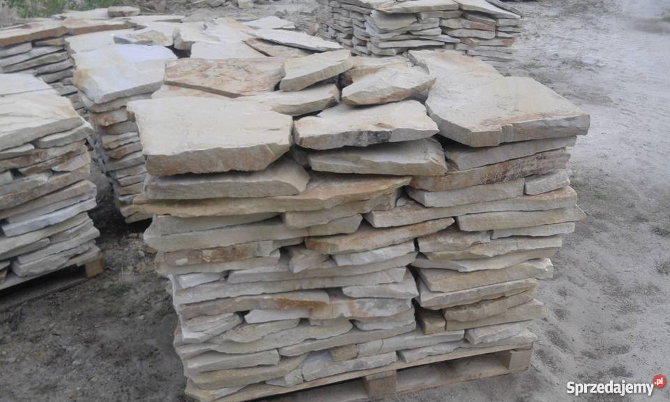 Kamień piaskowiec dzikówka elewacje ogrodzenia Materiały budowlane Śmiłów