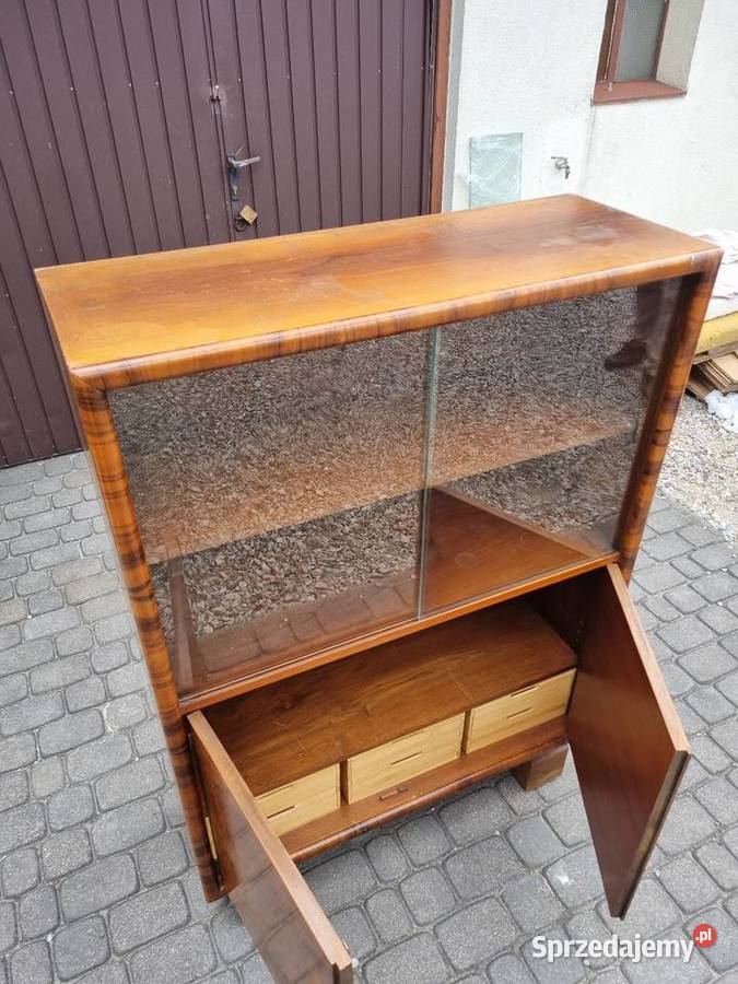 Nieduża Witryna Art Deco antyk vintage Sękocin Nowy