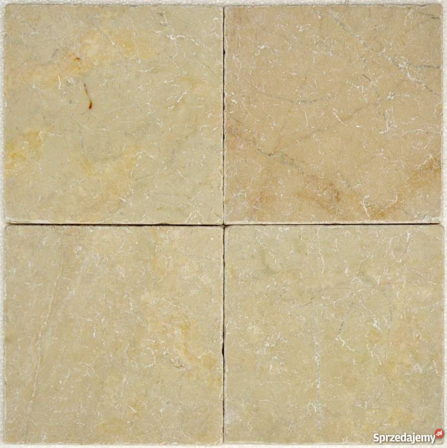 Kamień Naturalny Marmur Lotus Beż 1x15x15 antyk Materiały budowlane Krzywda