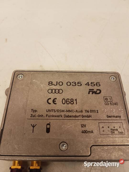 WZMACNIACZ ANTENOWY AUDI A4 A6 A5 Q5 8J0035456 Przystajń
