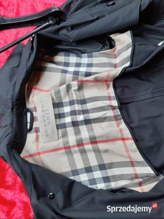 Burberry płaszcz trench w kolorze czarnym Inny rodzaj Kurtki i płaszcze Konstancin-Jeziorna