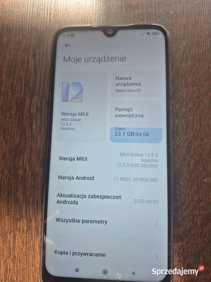 Redmi Note 8t bez sim locka śląskie Siewierz