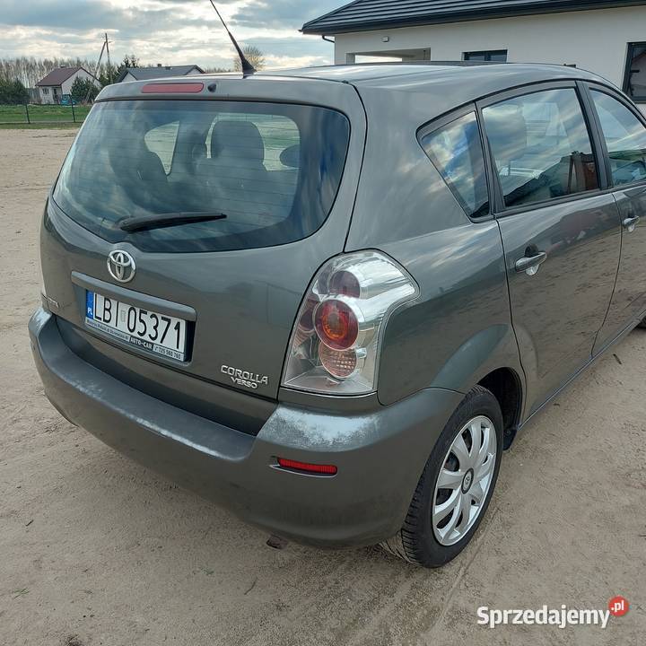 Toyota Corolla verso uszkodzona Międzyrzec Podlaski