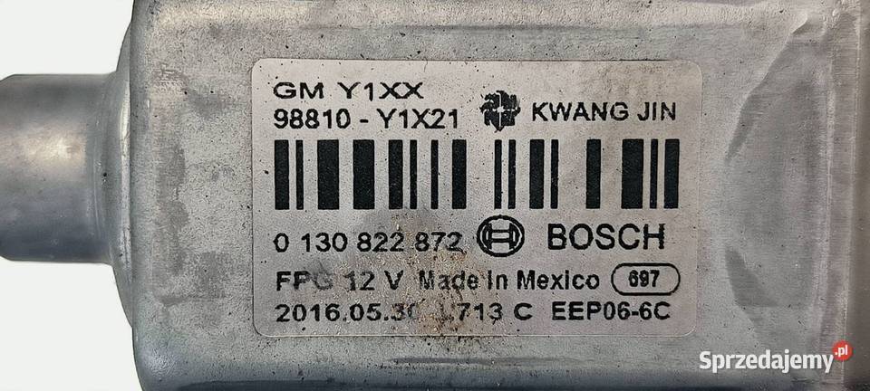 SILNICZEK SZYBY PP CHEVROLET CORVETTE C7