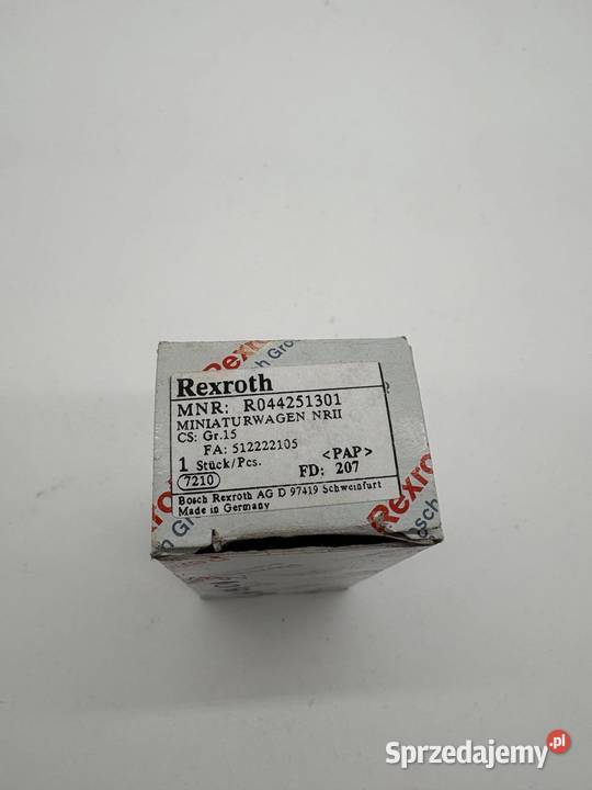 Rexroth R044251301 Wózek liniowy Warszawa sprzedam