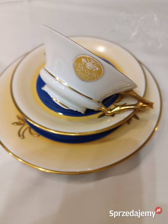 Rudolf porcelana filiżanka trio małopolskie Gorlice