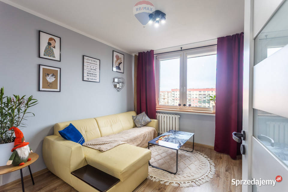 49m widok na panoramę balkon Zgierska Łódź balkon Sprzedaż