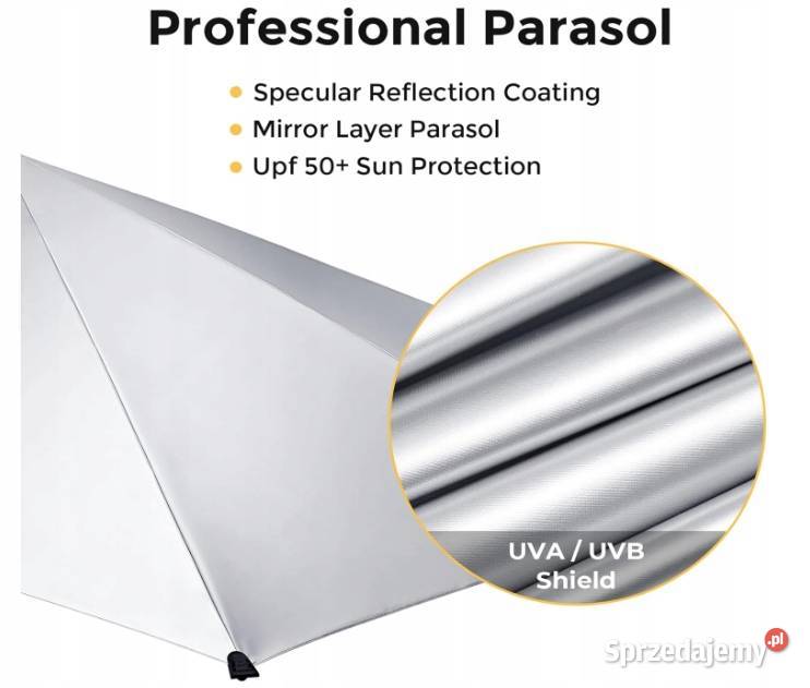 Parasol do wózka G4Free 118 szary Myszyniec