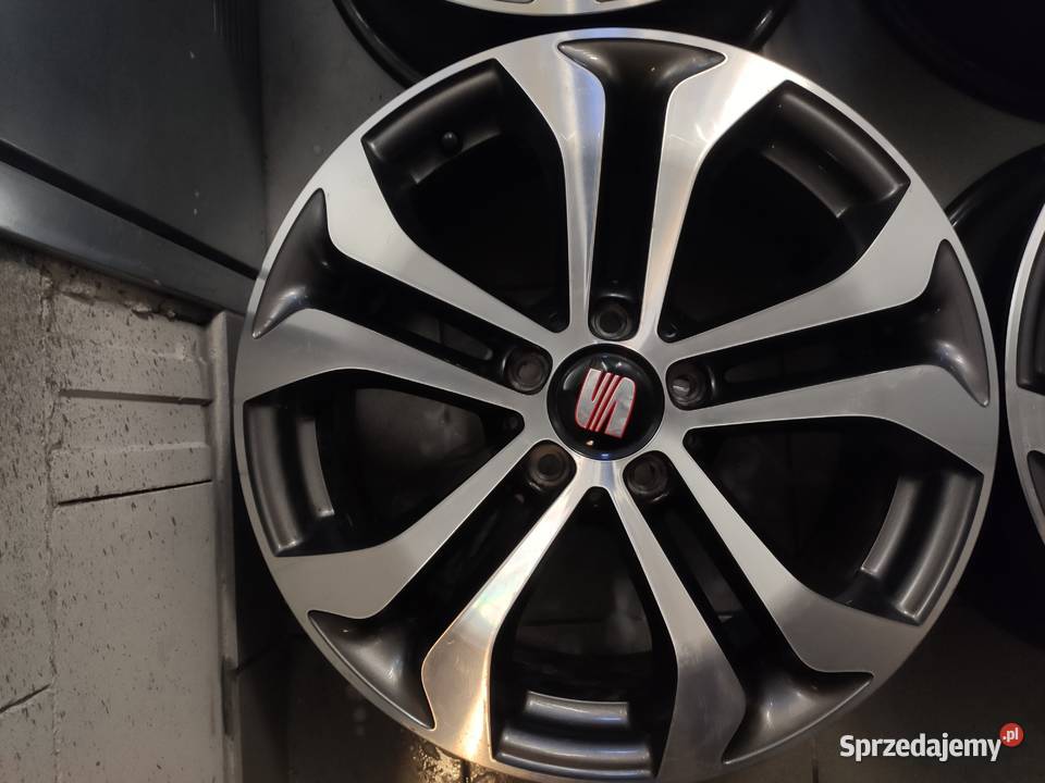 Felgi aluminiowe 17 5x112 75J ET36 czarnosrebrne lubelskie Lublin sprzedam