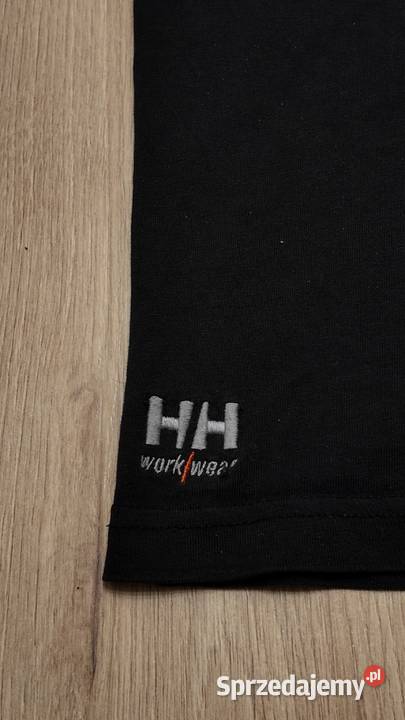 Czarna koszulka Helly Hansen Nett Montasje łódzkie