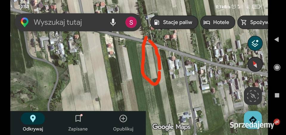Sprzedam działkę budowlaną 25 ar prąd Sprzedaż Ciechanki