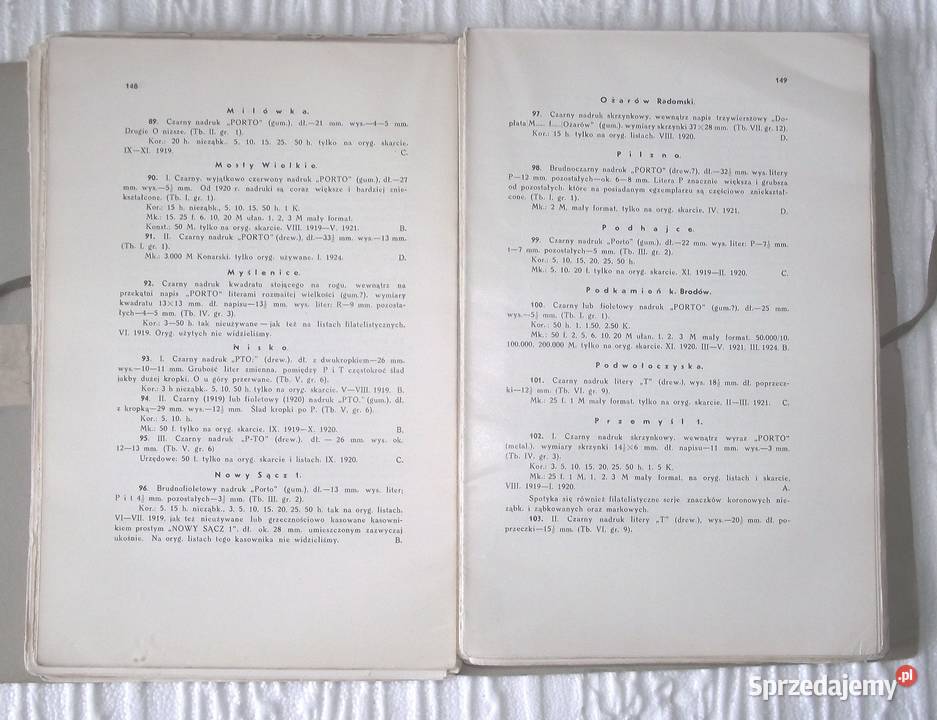 R Łaszkiewicz Polskie znaki pocztowe 1935 r Warszawa