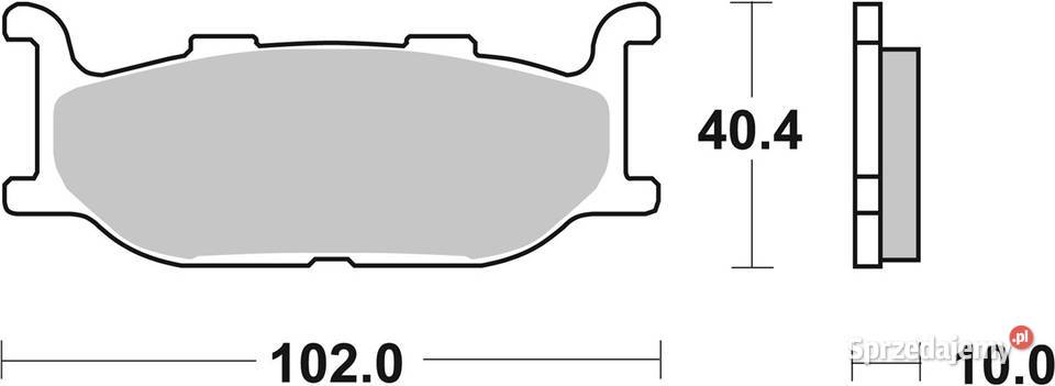 Klocki hamulcowe SBS 663HF YAMAHA XVZ TF Trzciel sprzedam