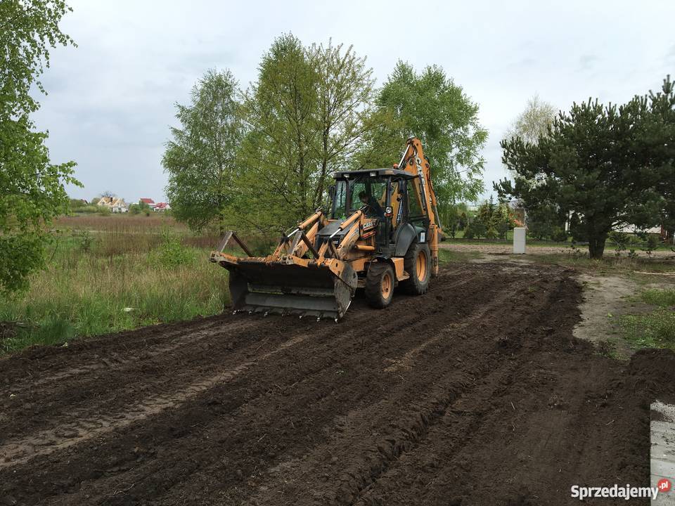Równanie terenu niwelacja terenu utwardzanie Bydgoszcz