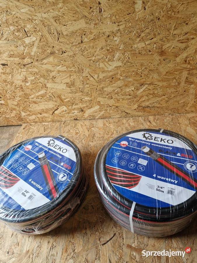 GEKO 4warstwowy wąż ogrodowy 34 50m z serii