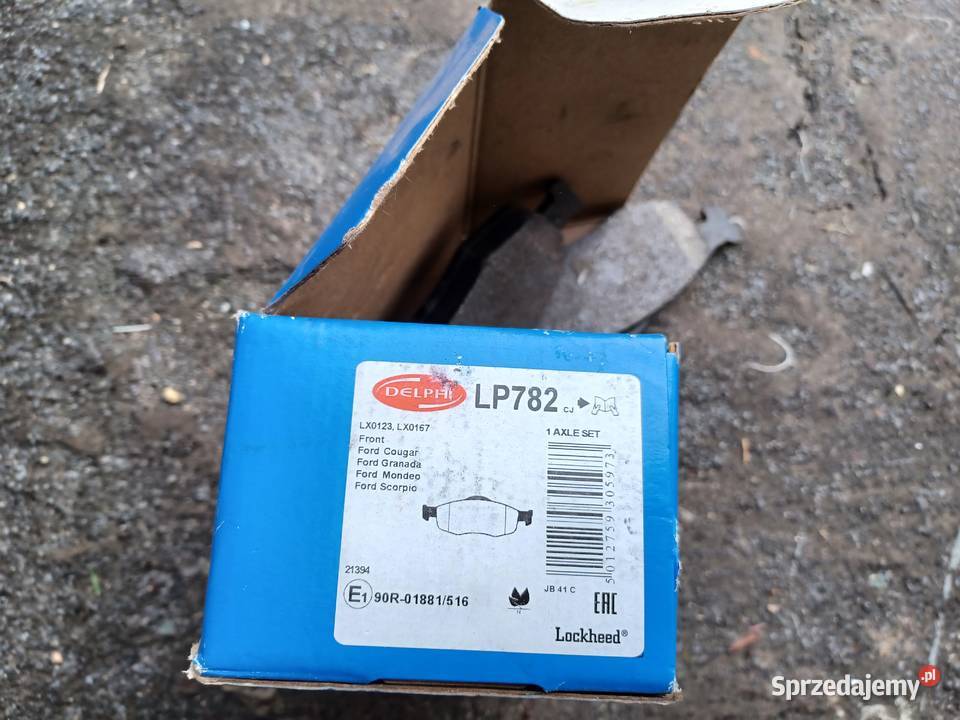 Klocki hamulcowe DELPHI LP782 Łódź sprzedam