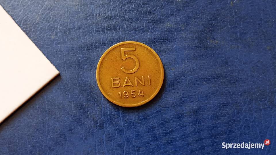 Stare monety 5 bani 1954 Rumunia Numizmatyka Lesko