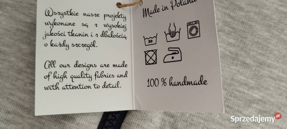 Bluza na zamek z kapturem i kieszeniami nowa Bluzy dolnośląskie Bolesławiec