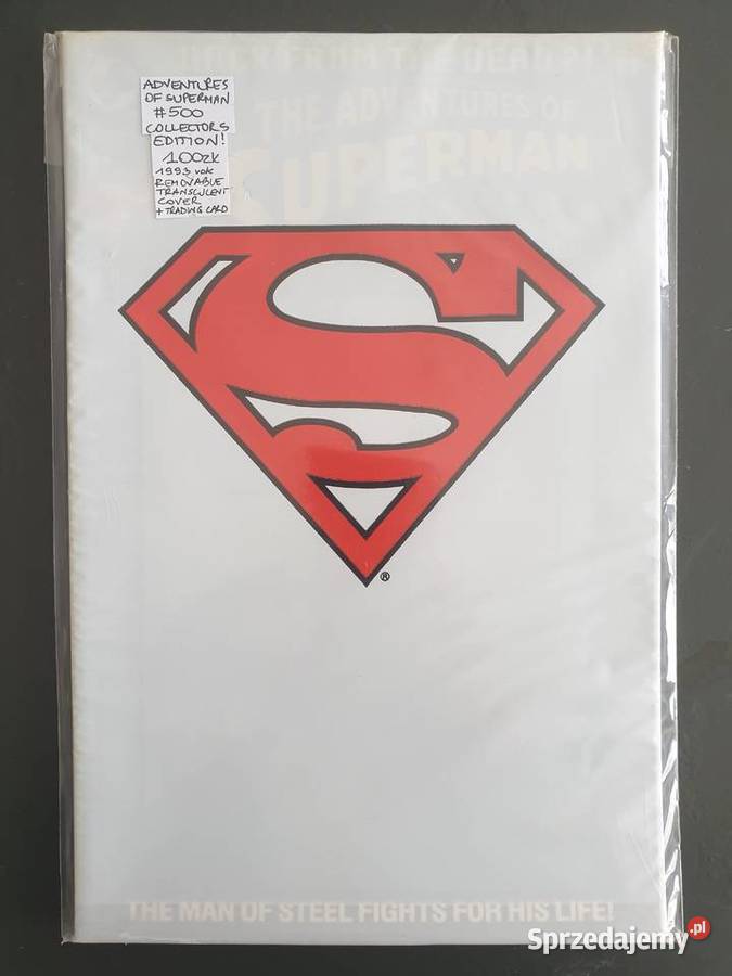Adventures Of Superman 500 komiks DC USA wyd pomorskie Gdynia