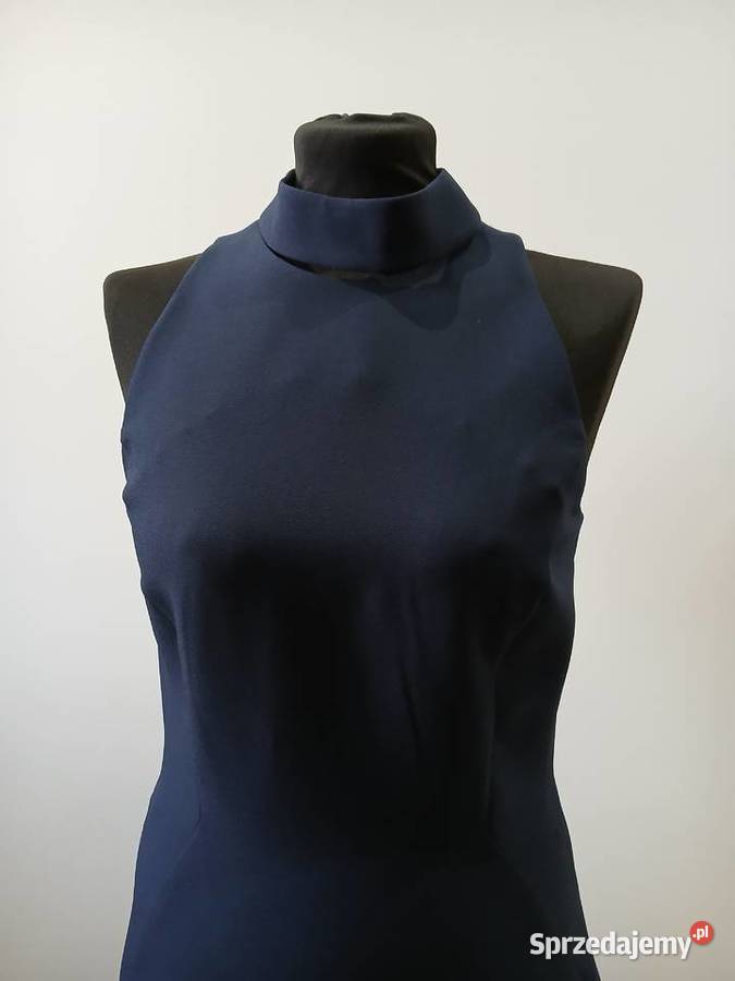 Elegancka granatowa sukienka rozmiar s HM Kielce