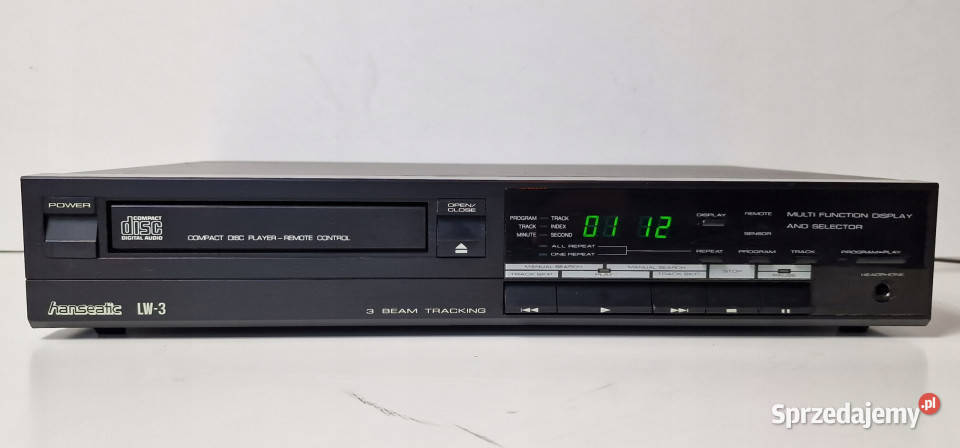 odtwarzacz kompaktowy CD player hanseatic LW 3