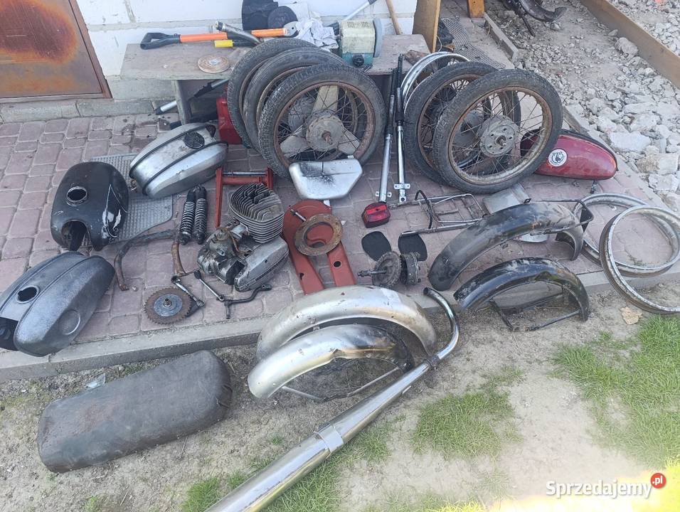 Części do starych motocykli wsk wfm SHL jawa cz Części i akcesoria motocyklowe lubelskie Zamość sprzedam