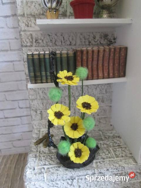 Akcesoria do domku lalekkwiat miniatury skala16 Bogatynia