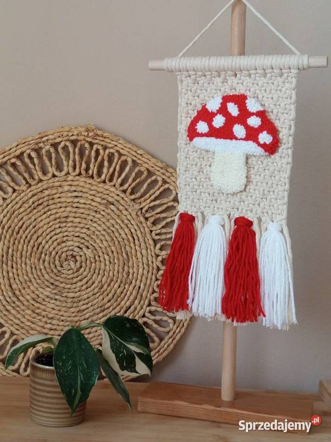 Makatka makrama muchomor Józefów