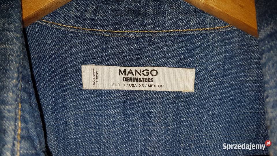 Dżinsowa Koszula Mango Z Długim Rękawem Kudowa-Zdrój