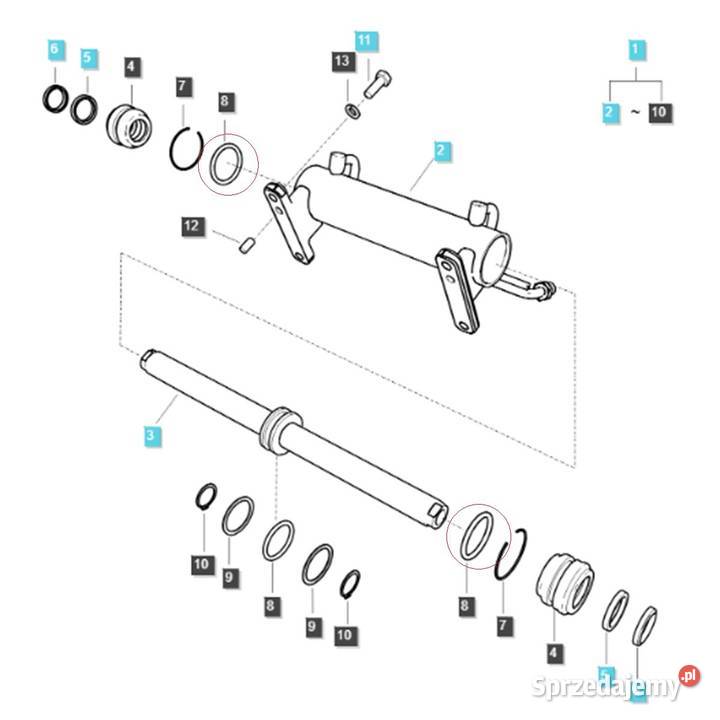Oring 50 x 560 mm LS PLUS 70 LS PLUS 80 LS PLUS Tajęcina
