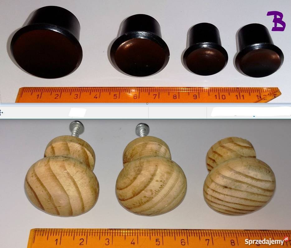 Stare oryginalne gałki i uchwyty meblowe retro Warszawa