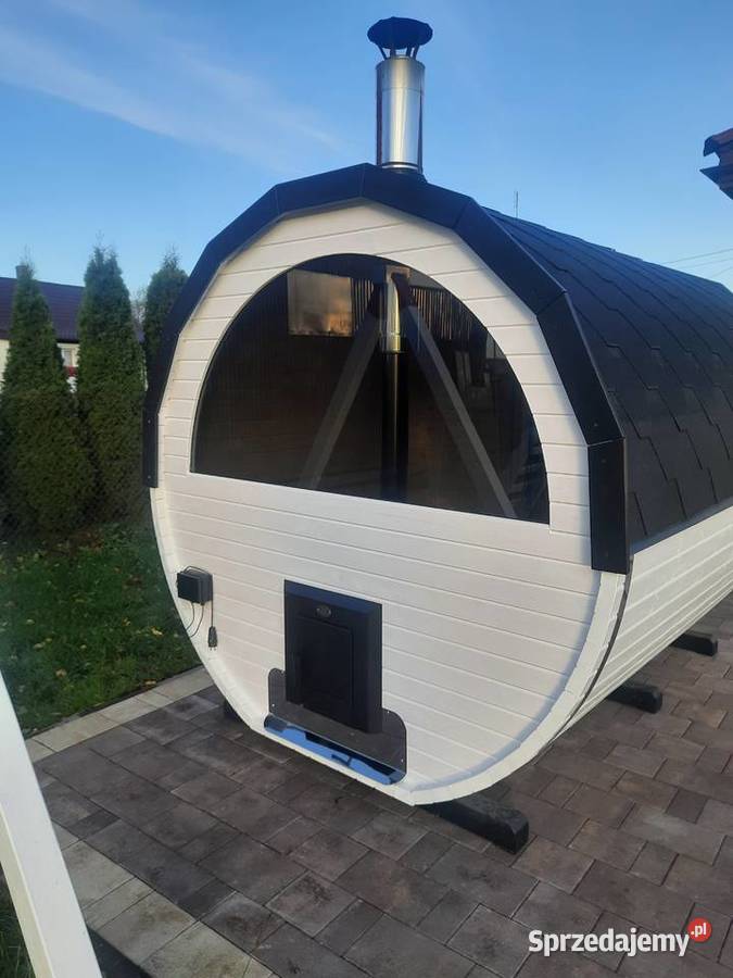 Sauna ogrodowa z piecem na drewno elektrycznym łódzkie Radomsko sprzedam