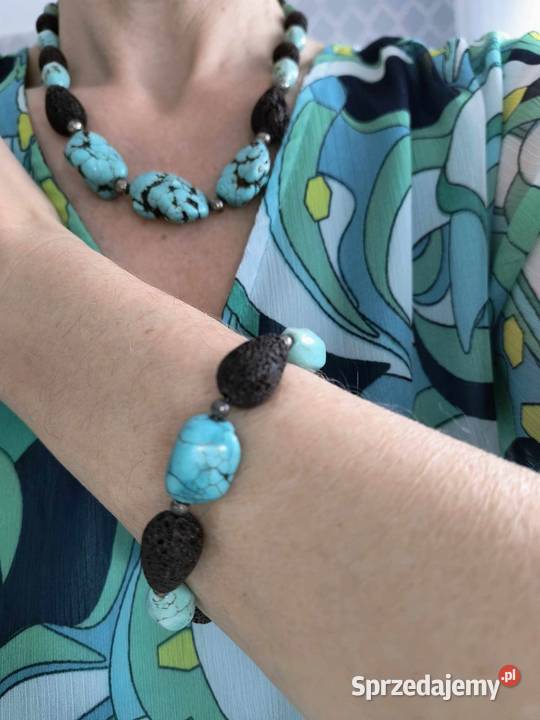 komplet biżuterii Naszyjniki Rybnik sprzedam