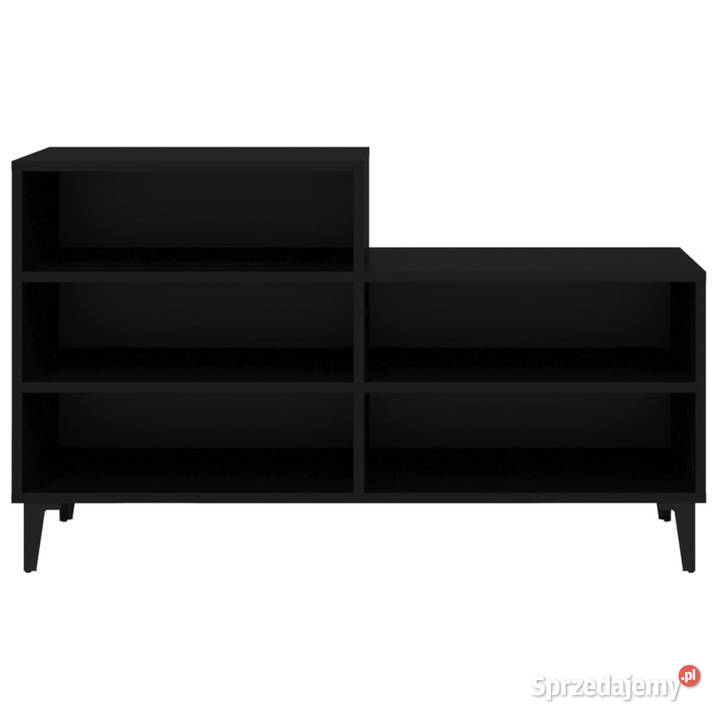 Szafka na buty czarna 102x36x60 materiał Warszawa