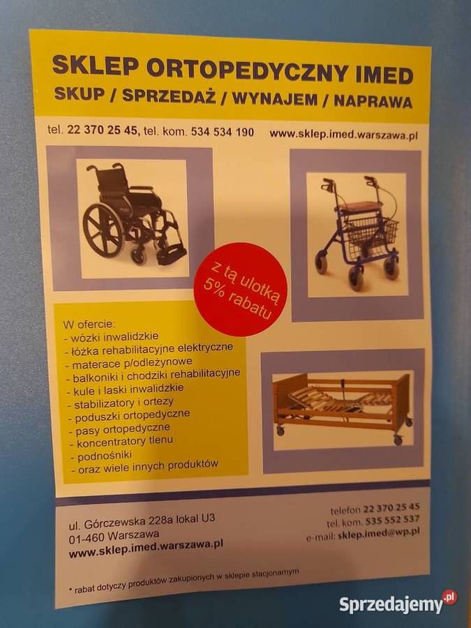IMED Sklep i Wypożyczalnia Sprzętu Warszawa