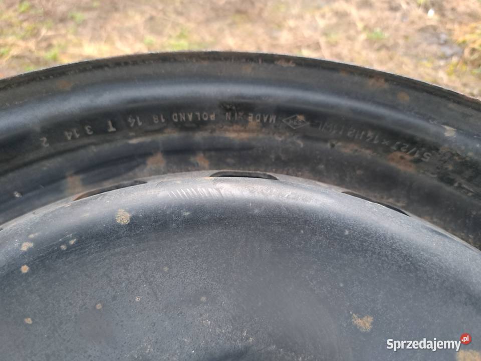 twingo II felgi stalowe 14 komplet 4 sztuki Gorzów Wielkopolski