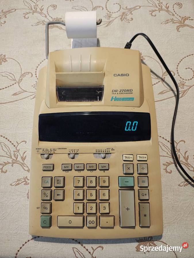 CASIO DR270HD sumator maszyna licząca kalkulator