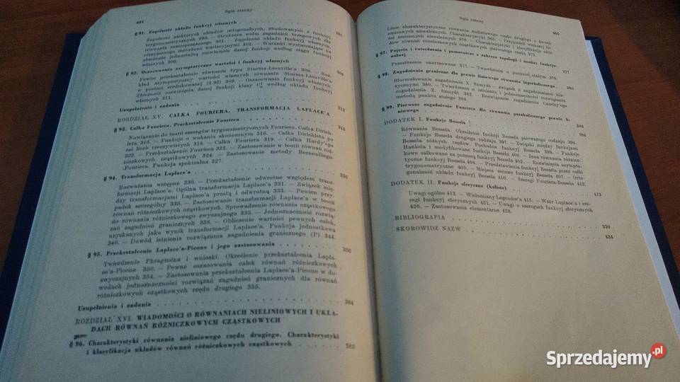 Równania różniczkowe cząstkowe rzędu drugiego Cz sprzedam