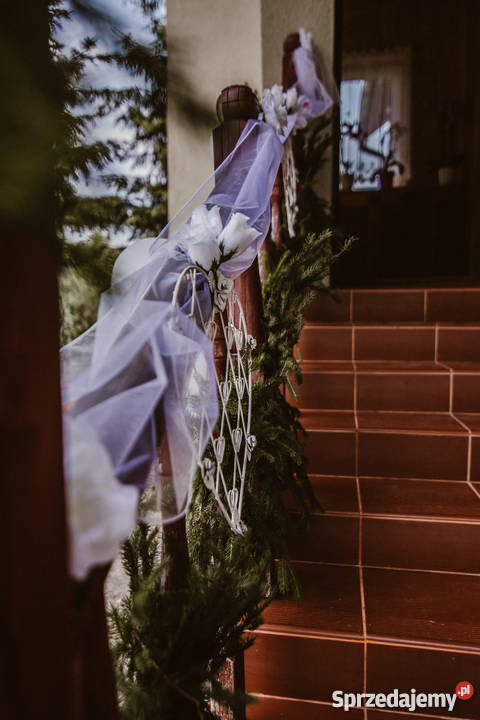 Dekoracja samochodu do ślubu Kraków