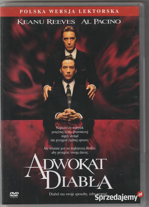 Adwokat diabła Al Pacino DVD Pruszków sprzedam