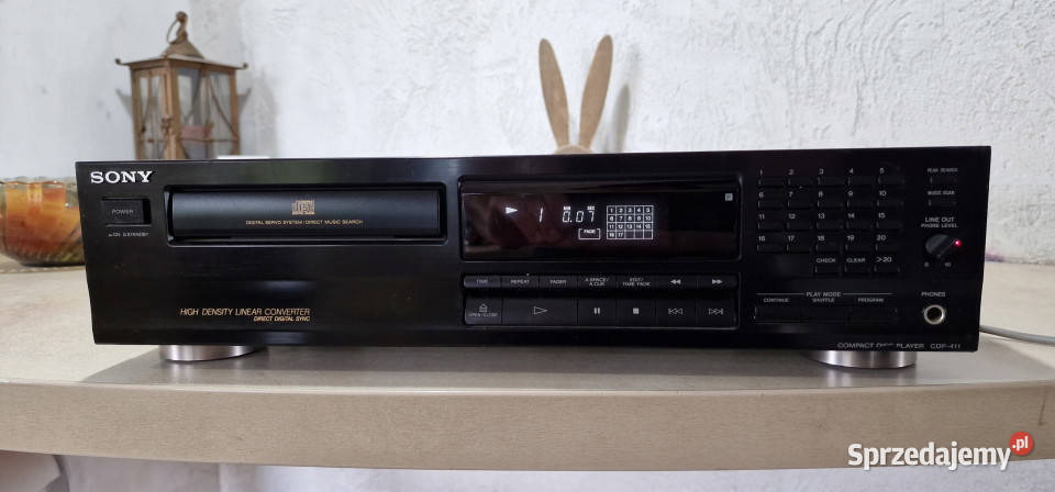 Sony odtwarzacz kompakt CD player CDP 411 CDP411 wielkopolskie Międzychód