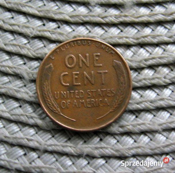 USA 1 Cent 1940r Numizmatyka wielkopolskie Kalisz