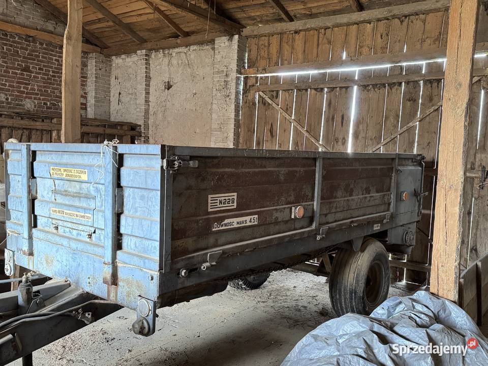 Rozrzutnik Agromet Warfama N228 1990 r 45t Rozrzutniki obornika lubelskie Skowieszyn