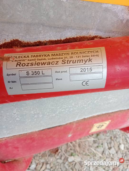 Rozsiewacz nawozu lejek Jasło