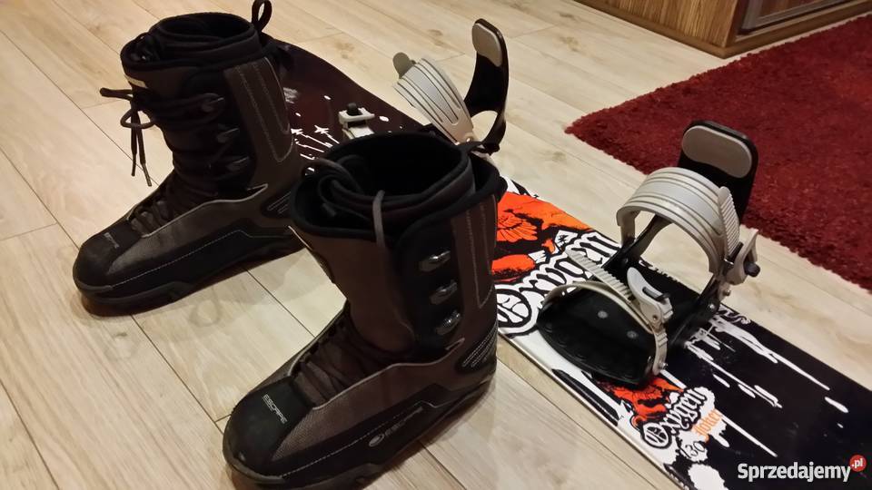 Zestaw Deska Snowdoardowa 130 wiązaniabuty 38 Kraśnik