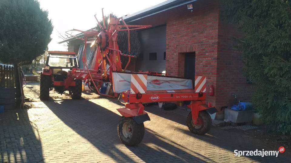 Kuhn GA 7000 Zgrabiarka dwukaruzelowa Ma 22 lata Słupca